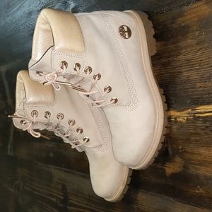 Timberland Pink/Blush/Rose Gold Boots